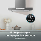 Conventional Hood Cecotec Bolero Flux TT 608000 Slim Glass White-13