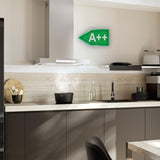 Conventional Hood Cecotec Bolero Flux TT 608000 Slim Glass White-16