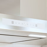 Conventional Hood Cecotec Bolero Flux TT 608000 Slim Glass White-7
