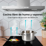 Conventional Hood Cecotec Bolero Flux TT 908000 Slim White-7