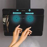 Conventional Hood Cecotec Bolero Flux DT 608000 Black-1