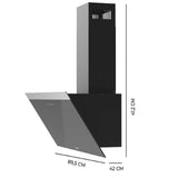 Conventional Hood Cecotec Bolero Flux DT 906500 Black-1