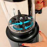 Cup Blender Cecotec Grand Katana 2700MAX Total Destroy Screen B Black-2