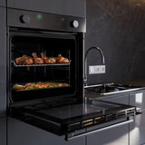 Oven Cecotec Bolero Hexa C126400 Glass Black 2800 W 80 L-3