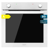 Oven Cecotec Bolero Hexa C126400 Glass White 2800 W 80 L White-1