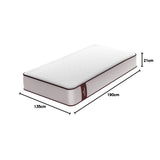 Cecotec Memory Foam Mattress 135x190 cm Flow PureVital 1900 Medium-Firm 21 cm-2