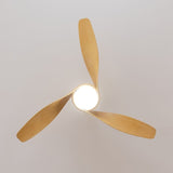 Ceiling Fan with Light Cecotec EnergySilence Aero 5290 18 W 40 W Wood-2