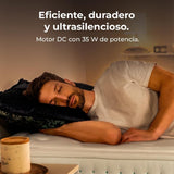 Ceiling Fan Cecotec EnergySilence Aero 5295 Ø 132 cm Black Golden 18 W 35 W-2