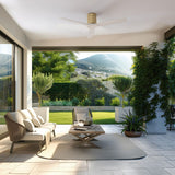 Ceiling Fan Cecotec EnergySilence Aero 5500 Aqua White 40 W Ø132 cm Wood-2