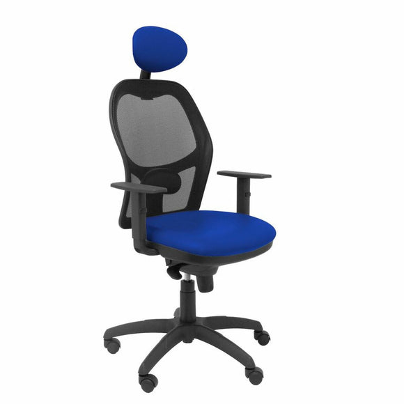 Office Chair with Headrest Jorquera malla P&C SNSPAZC Blue-0