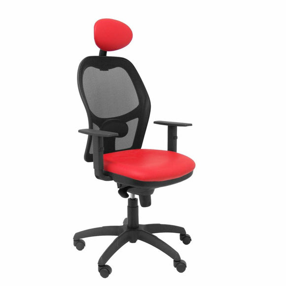 Office Chair with Headrest Jorquera malla P&C SNSPRJC Red-0