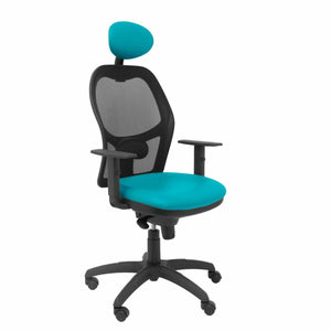 Office Chair with Headrest Jorquera malla P&C SNSPVEC Green-0