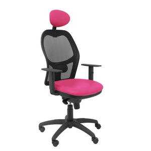 Office Chair with Headrest Jorquera malla P&C SNSPRSC Pink-0
