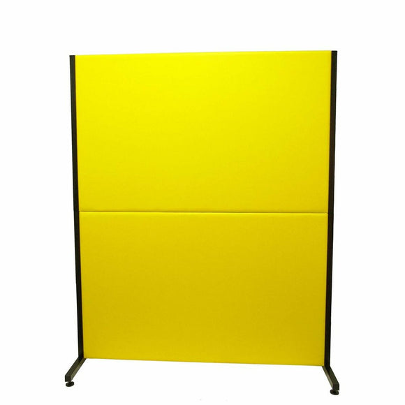 Folding screen Valdeganga P&C Imitation leather Yellow-0