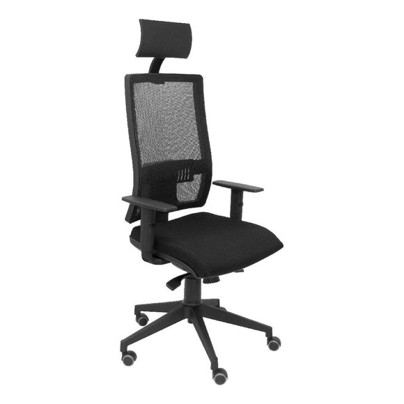 Office Chair with Headrest Horna Bali P&C LI840TK Black-0