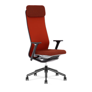 Office Chair with Headrest Nowy Styl 6ST62LC Red-0