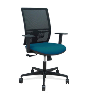 Office Chair Yunquera P&C 0B68R65 Green/Blue-0