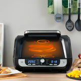 InnovaGoods Air Fryer with Grill 12-in-1 6000 Black Steel 3400 W 6 L