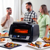 InnovaGoods Air Fryer with Grill 12-in-1 6000 Black Steel 3400 W 6 L