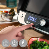 InnovaGoods Air Fryer with Grill 12-in-1 6000 Black Steel 3400 W 6 L