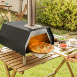 InnovaGoods Pellet Pizza Oven with Accessories Pizzahven – Portable Outdoor Chimney