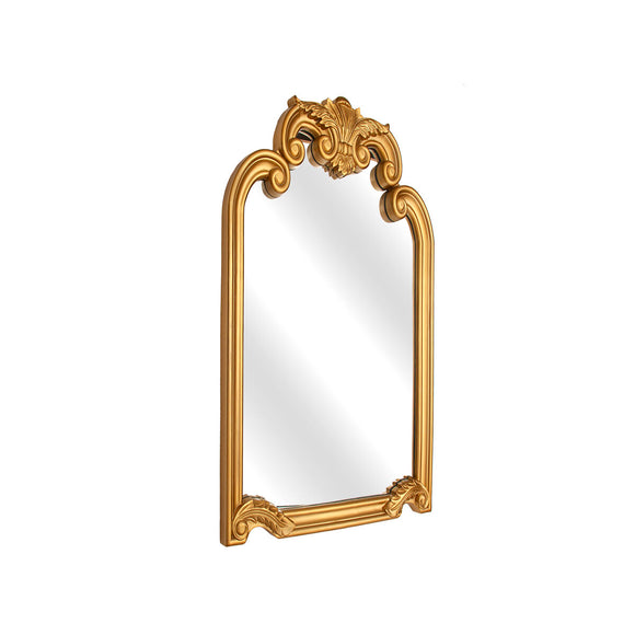 Wall mirror Romimex Golden Resin 90 x 120 x 6 cm-0