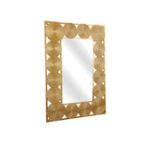 Wall mirror Romimex Golden Metal 96 x 67 x 8 cm-0