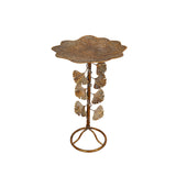 Side table Romimex Golden Gold Metal 40 x 65 x 40 cm-0