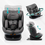 Car Chair Babyauto XPERTA BLACK LINE Black 0 (de 0 a 10 kilos) 0+ (de 0 a 13 kilos) I (9 - 18 kg) II (15-25 kg) III (22 - 36 kg)-3