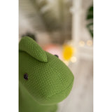 Fluffy toy Crochetts AMIGURUMIS MAXI Green Dinosaur 100 x 93 x 30 cm-8