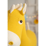 Fluffy toy Crochetts AMIGURUMIS MAXI Yellow Horse 94 x 90 x 33 cm-7