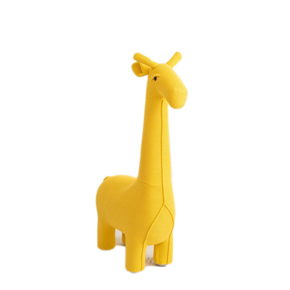 Fluffy toy Crochetts AMIGURUMIS MAXI Yellow Giraffe 90 x 128 x 33 cm-0