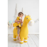 Fluffy toy Crochetts AMIGURUMIS PACK Yellow Horse 38 x 18 x 42 cm 94 x 33 x 100 cm 2 Pieces-2