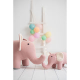 Fluffy toy Crochetts AMIGURUMIS PACK White Elephant 48 x 26 x 23 cm 90 x 35 x 48 cm 2 Pieces-6
