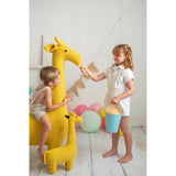 Fluffy toy Crochetts AMIGURUMIS PACK Yellow Giraffe 53 x 16 x 55 cm 90 x 33 x 128 cm 2 Pieces-5