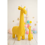 Fluffy toy Crochetts AMIGURUMIS PACK Yellow Giraffe 53 x 16 x 55 cm 90 x 33 x 128 cm 2 Pieces-3