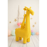 Fluffy toy Crochetts AMIGURUMIS PACK Yellow Giraffe 53 x 16 x 55 cm 90 x 33 x 128 cm 2 Pieces-2