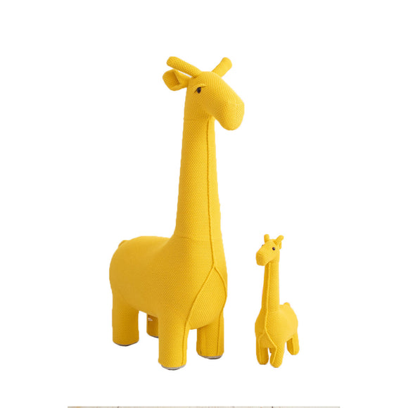 Fluffy toy Crochetts AMIGURUMIS PACK Yellow Giraffe 53 x 16 x 55 cm 90 x 33 x 128 cm 2 Pieces-0