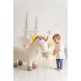 Fluffy toy Crochetts AMIGURUMIS MAXI White Unicorn 110 x 83 x 33 cm-15