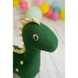 Fluffy toy Crochetts AMIGURUMIS MAXI Green Dinosaur 78 x 103 x 29 cm-6