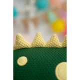 Fluffy toy Crochetts AMIGURUMIS MAXI Green Dinosaur 78 x 103 x 29 cm-5