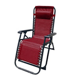 Marbueno Folding Chair Burgundy 90 x 108 66 cm