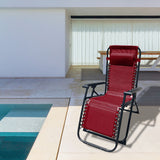 Folding Chair Marbueno Burgundy 90 x 108 x 66 cm-1