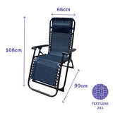 Marbueno Folding Chair D1400777 Blue 90 x 108 66 cm