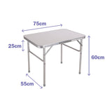 Folding Table Marbueno 75 x 25/60 x 55 cm-1