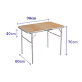 Folding Table Marbueno 90 x 30/70 x 60 cm Multicolour-1