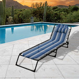 Sun-lounger Marbueno Blue 190 x 27 x 58 cm-1