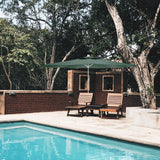 Sunshade Marbueno Green Polyester Steel Ø 300 cm-1