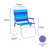 Folding Chair Marbueno Blue 52 x 80 x 56 cm-1