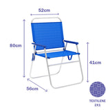 Folding Chair Marbueno Blue 52 x 80 x 56 cm-1